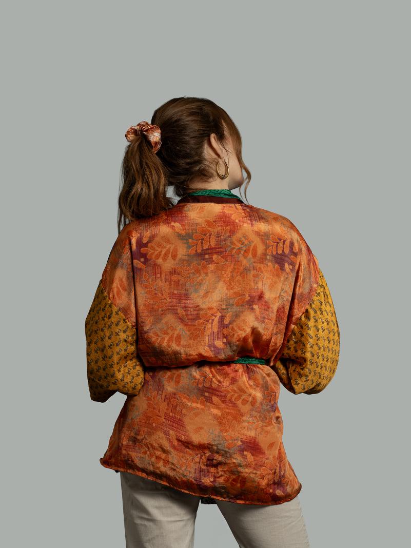 Kimono Corto Patchwork Reversibile 27