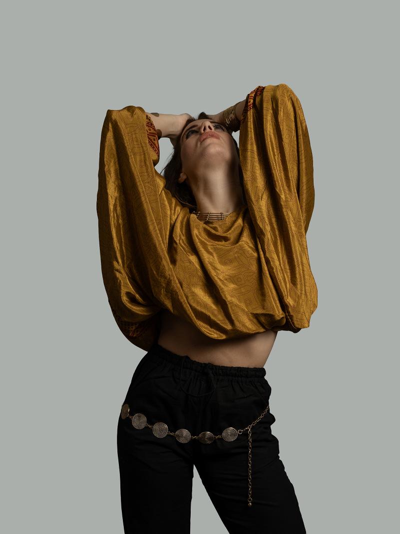 Pantamaglia giallo scuro