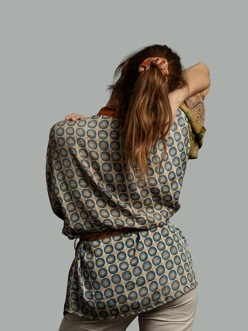 Kimono Corto Patchwork Reversibile 29