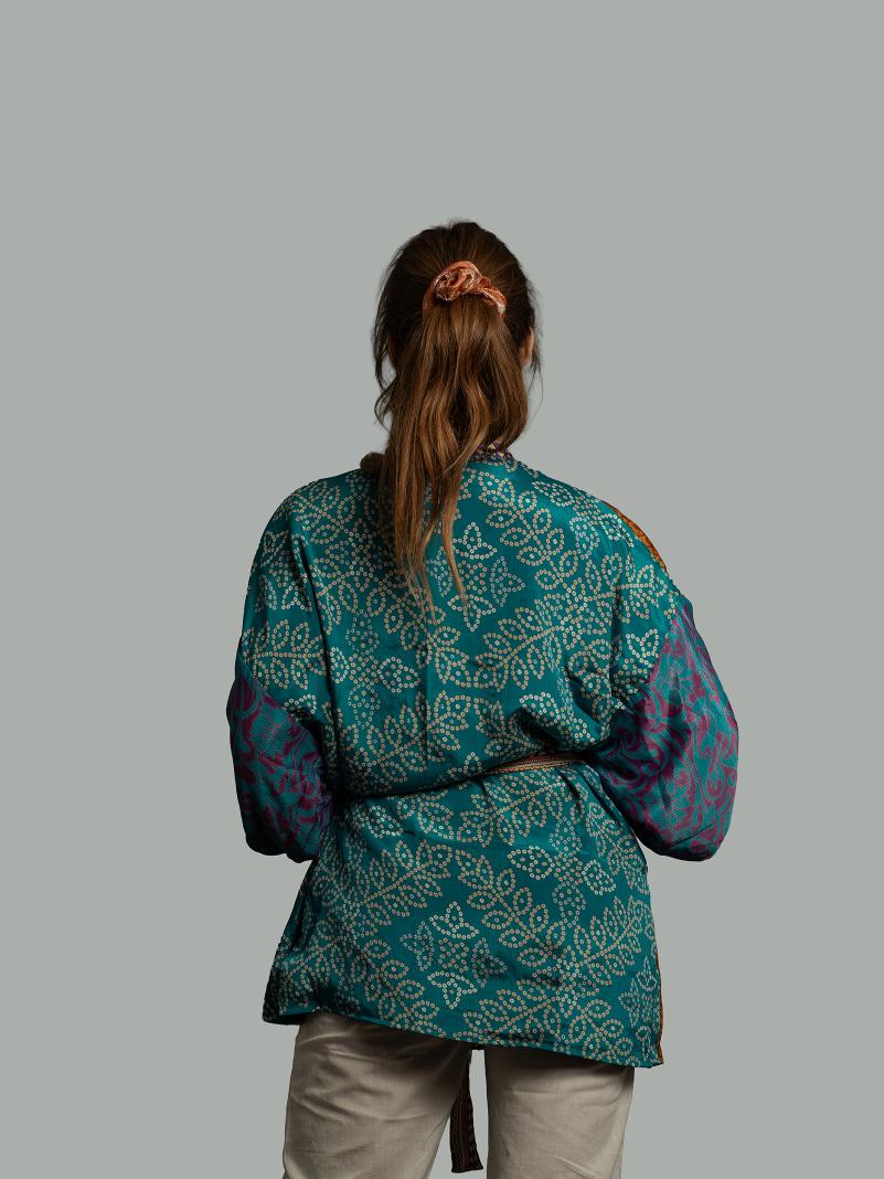 Kimono Corto Patchwork Reversibile 31