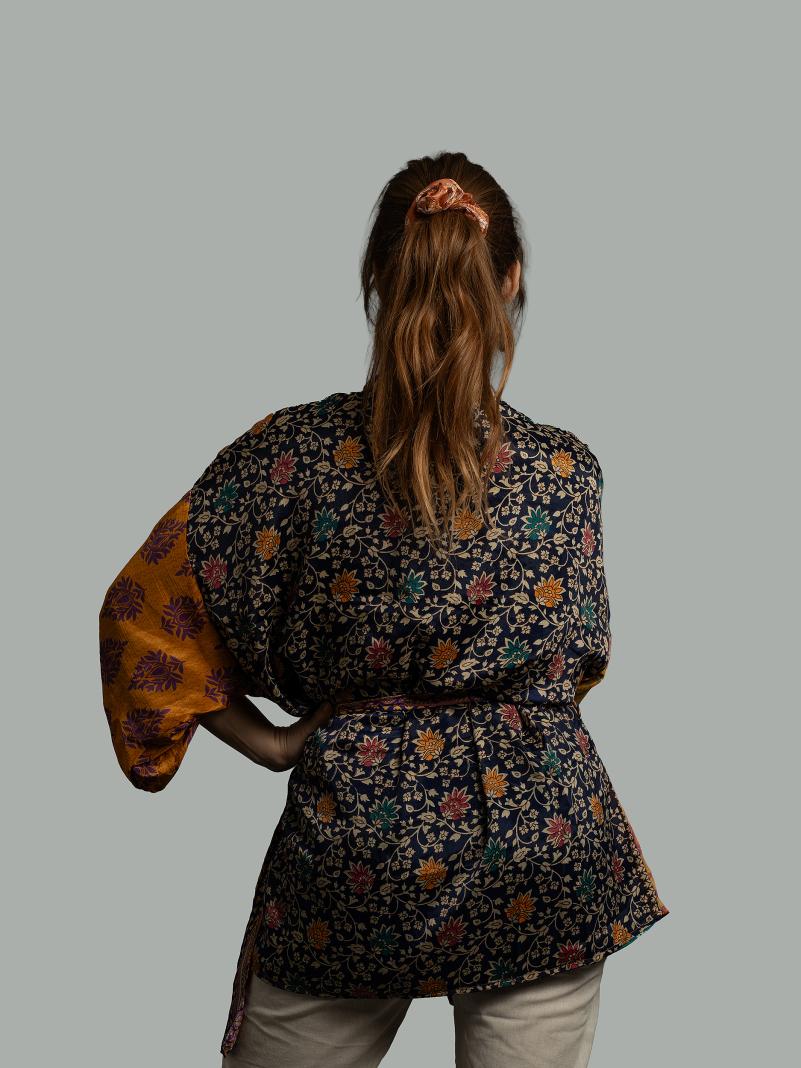 Kimono Corto Patchwork Reversibile 31