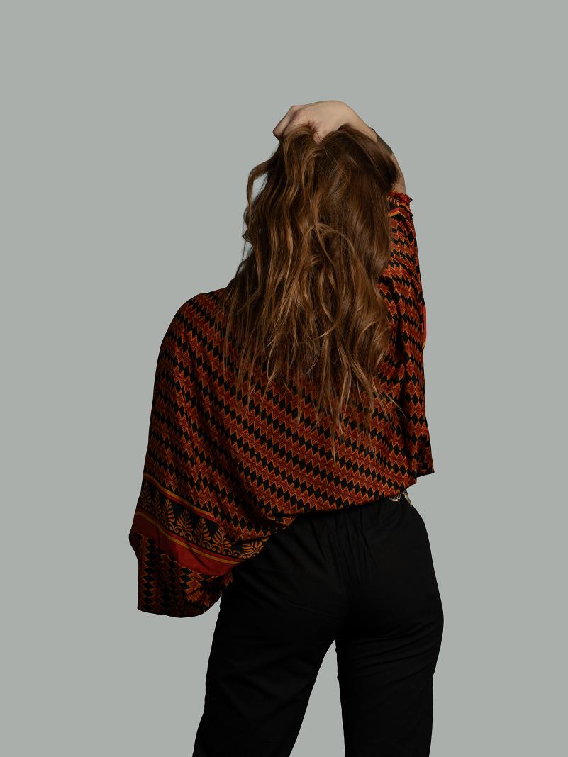 Pantamaglia arancione scuro