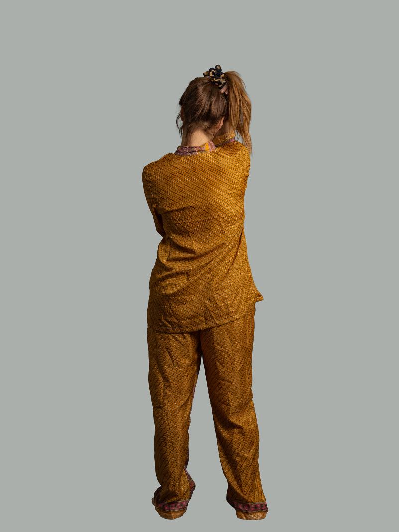 Pigiama in Sari LXL - arancione