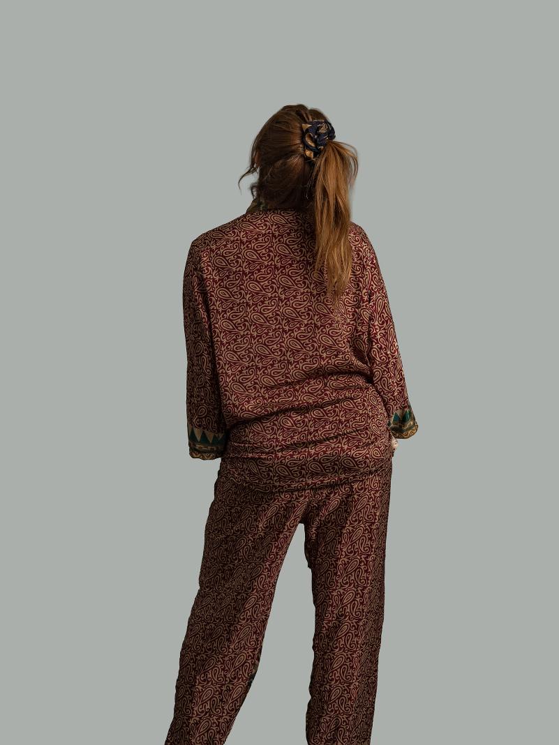 Pigiama in Sari LXL - amaranto