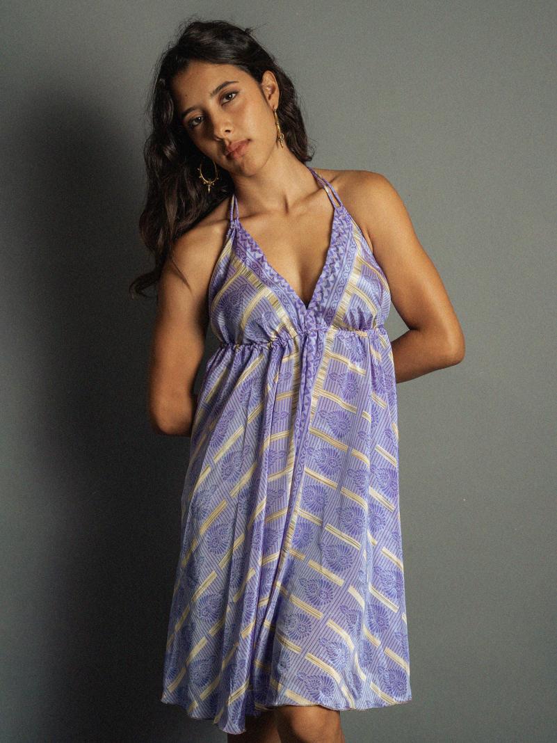 Abito corto lilla - Mandala