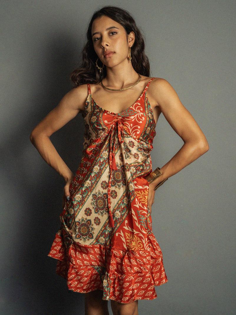 Abitino con spalline rosso - Patna