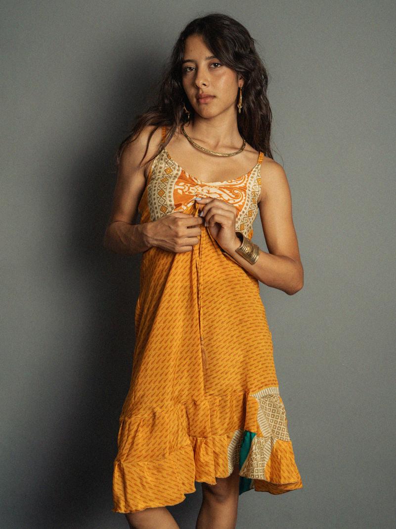 Abitino con spalline giallo - Patna