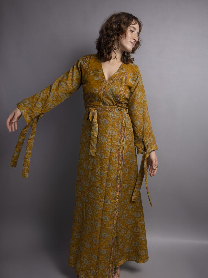 Kimono SM giallo e grigio – Tibet