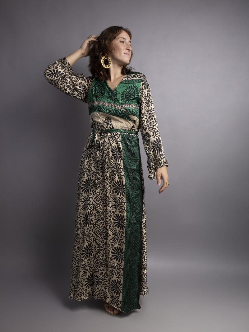 Kimono SM bianco e verde – Tibet