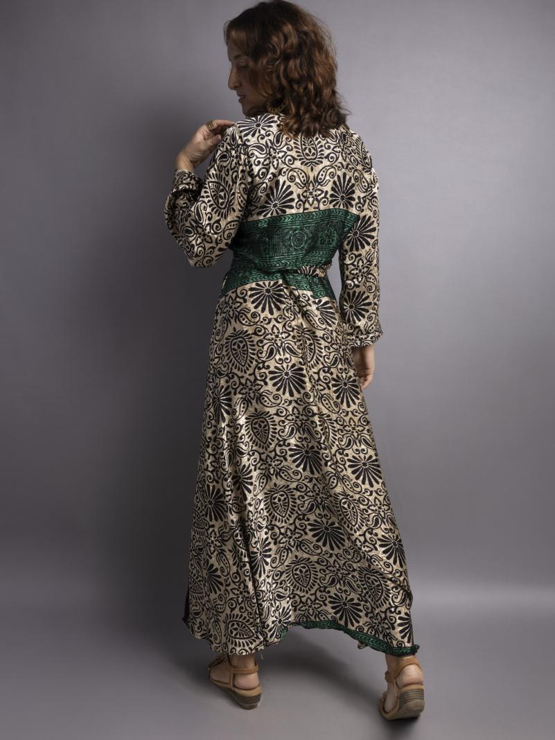 Kimono SM bianco e verde – Tibet