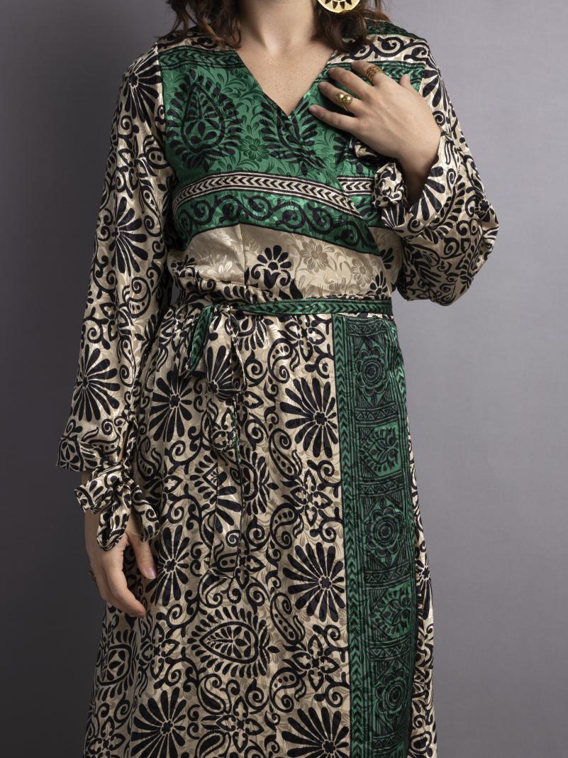 Kimono SM bianco e verde – Tibet