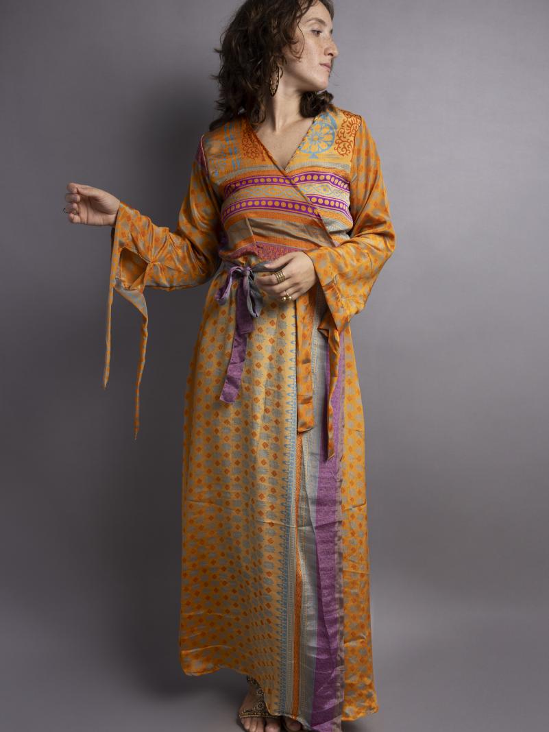 Kimono LXL arancione – Tibet