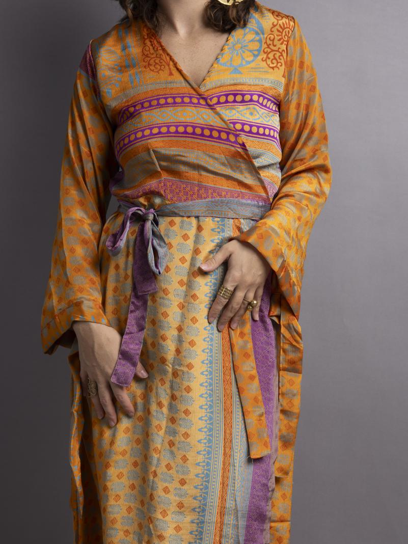 Kimono LXL arancione – Tibet