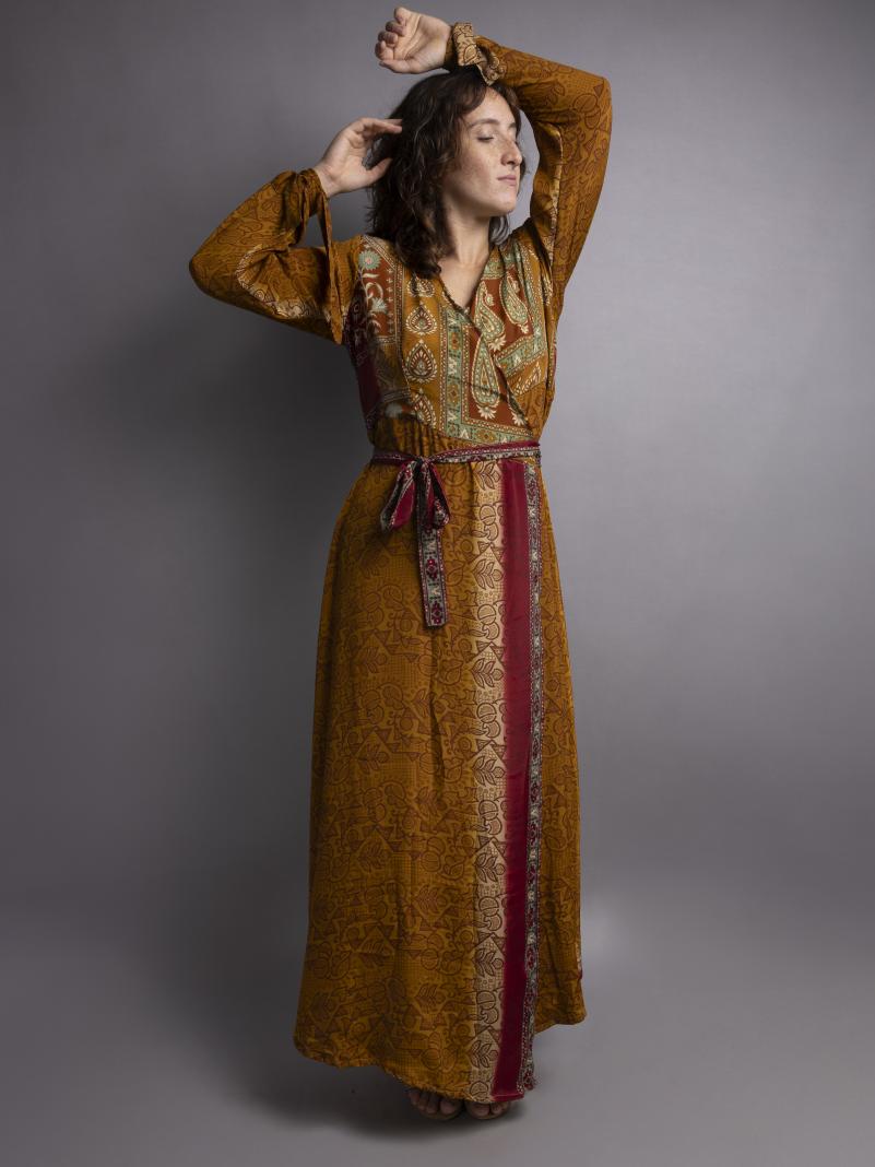 Kimono LXL arancione – Tibet