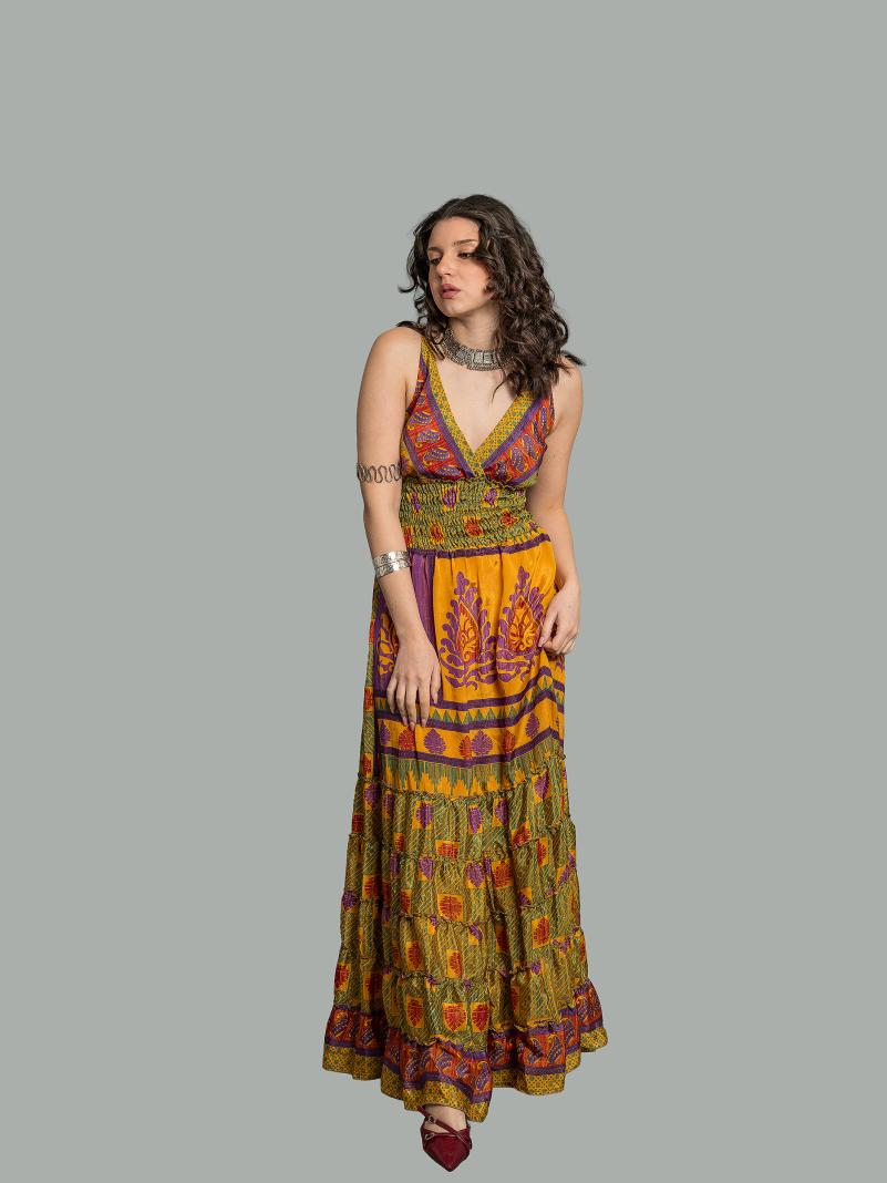 Abito lungo giallo - Bihar