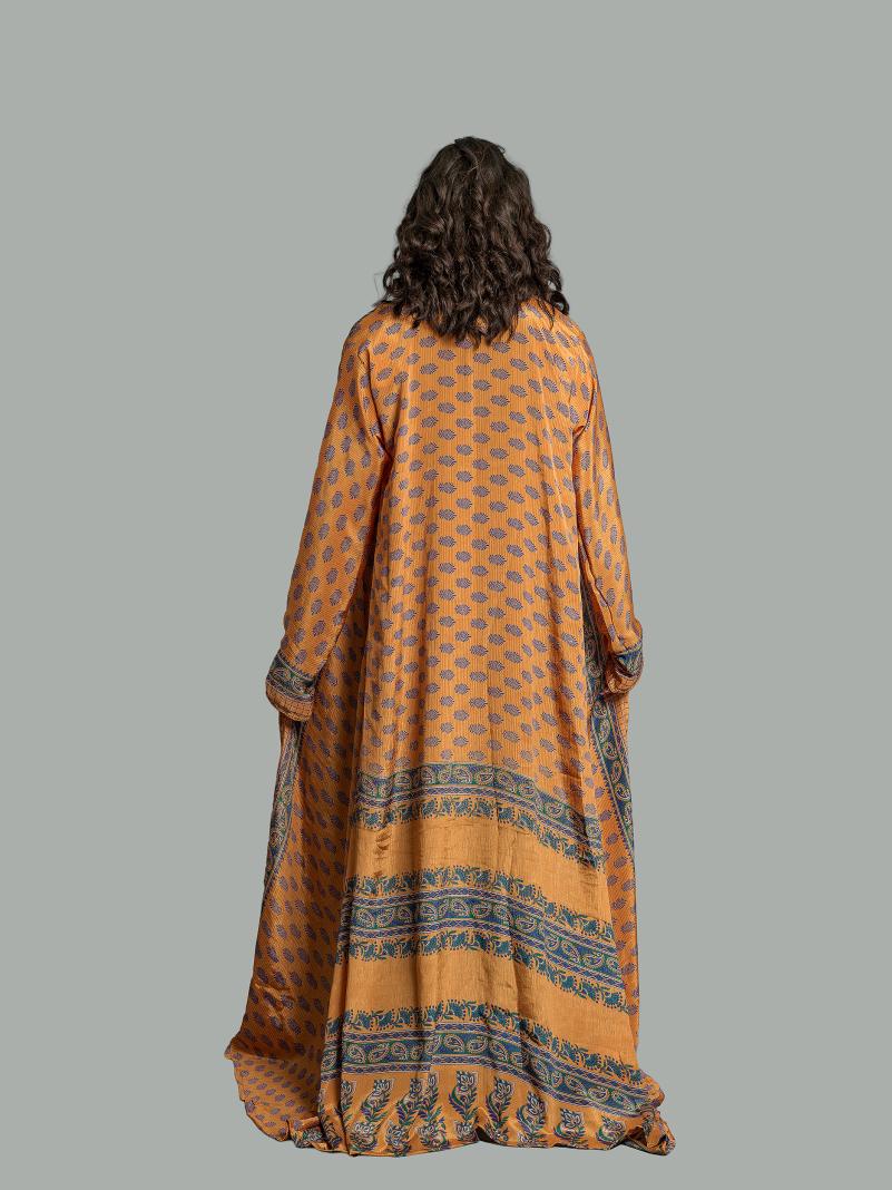 Kimono aperto arancione - Gujarat