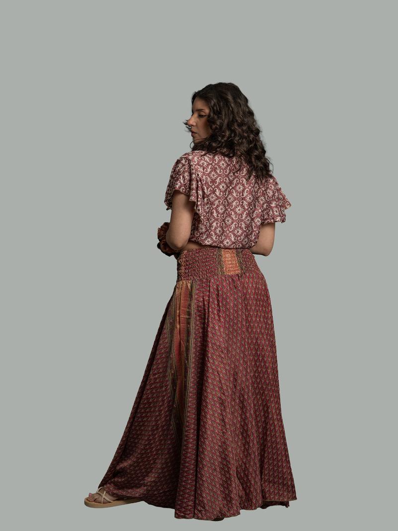 Gonna etnica rosa – Calcutta