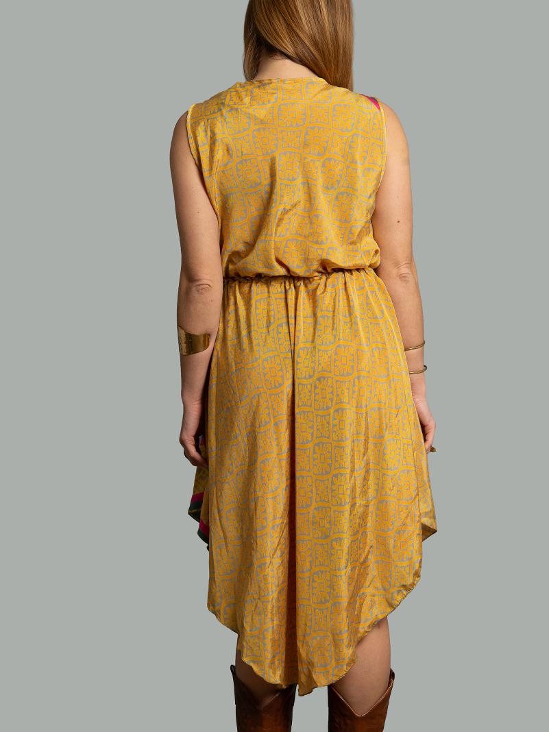 Abito tre quarti giallo - Ladakh