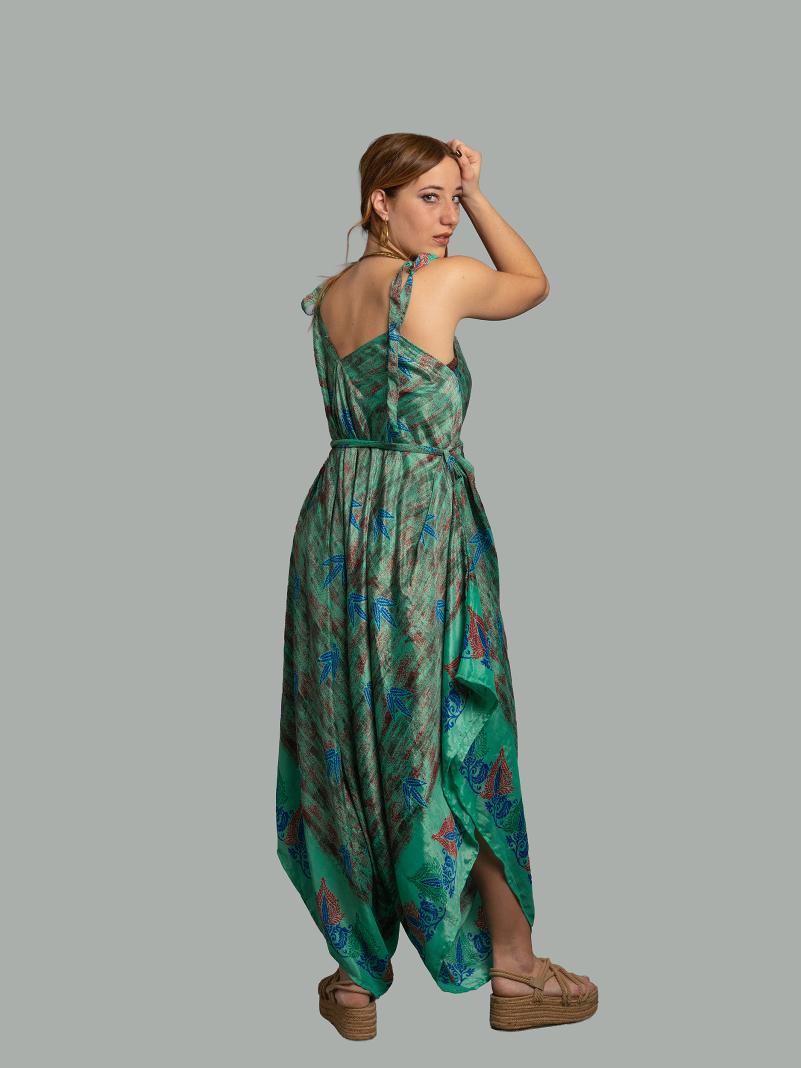 Tuta jumpsuit acquamarina – Yoga