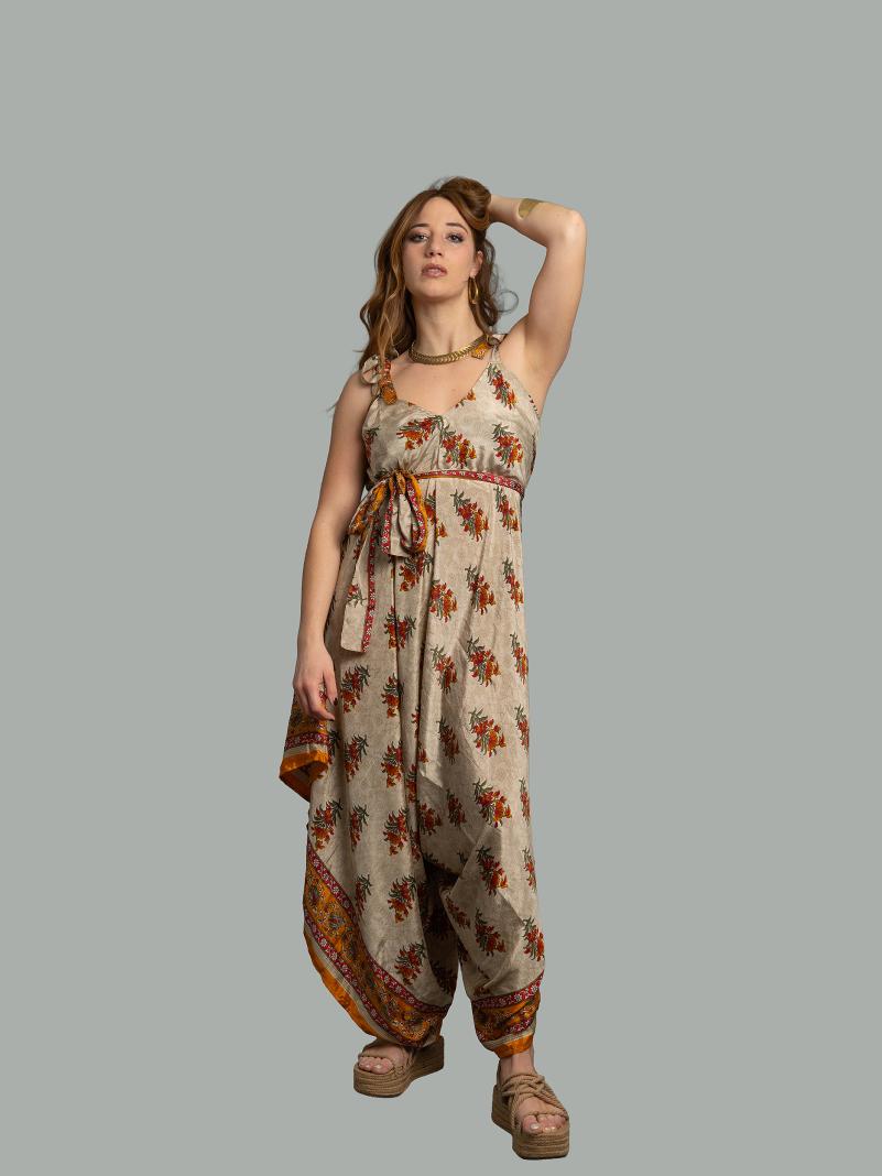 Tuta jumpsuit fiori – Yoga