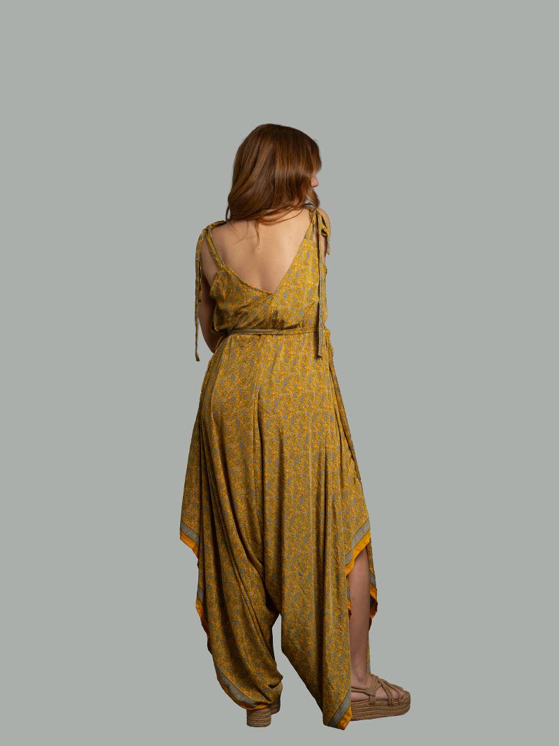 Tuta jumpsuit giallo – Yoga