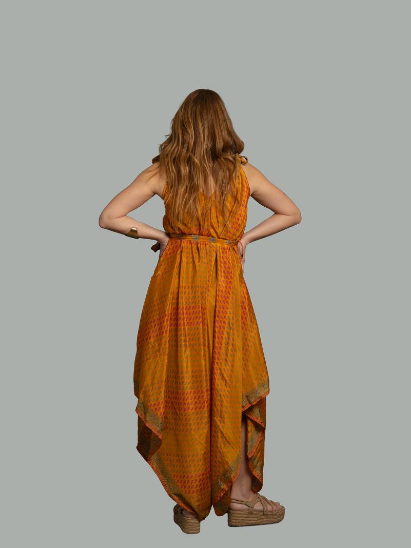 Tuta Jumpsuit arancione – Yoga