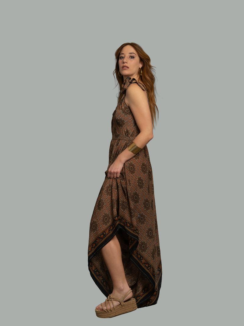 Tuta jumpsuit marrone – Yoga