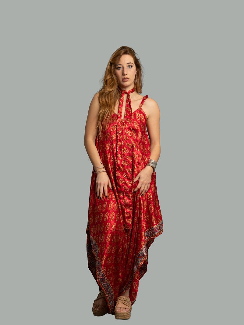 Tuta jumpsuit rosso – Yoga