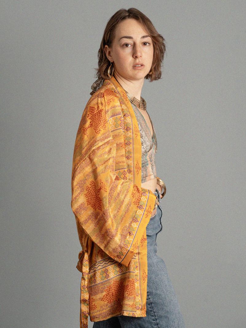 Kimono corto arancione - Kerala