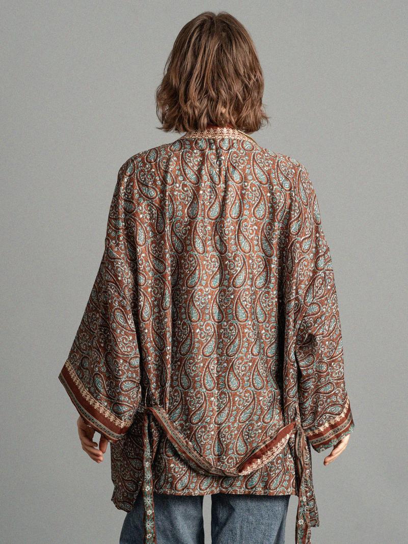 Kimono corto marrone - Kerala