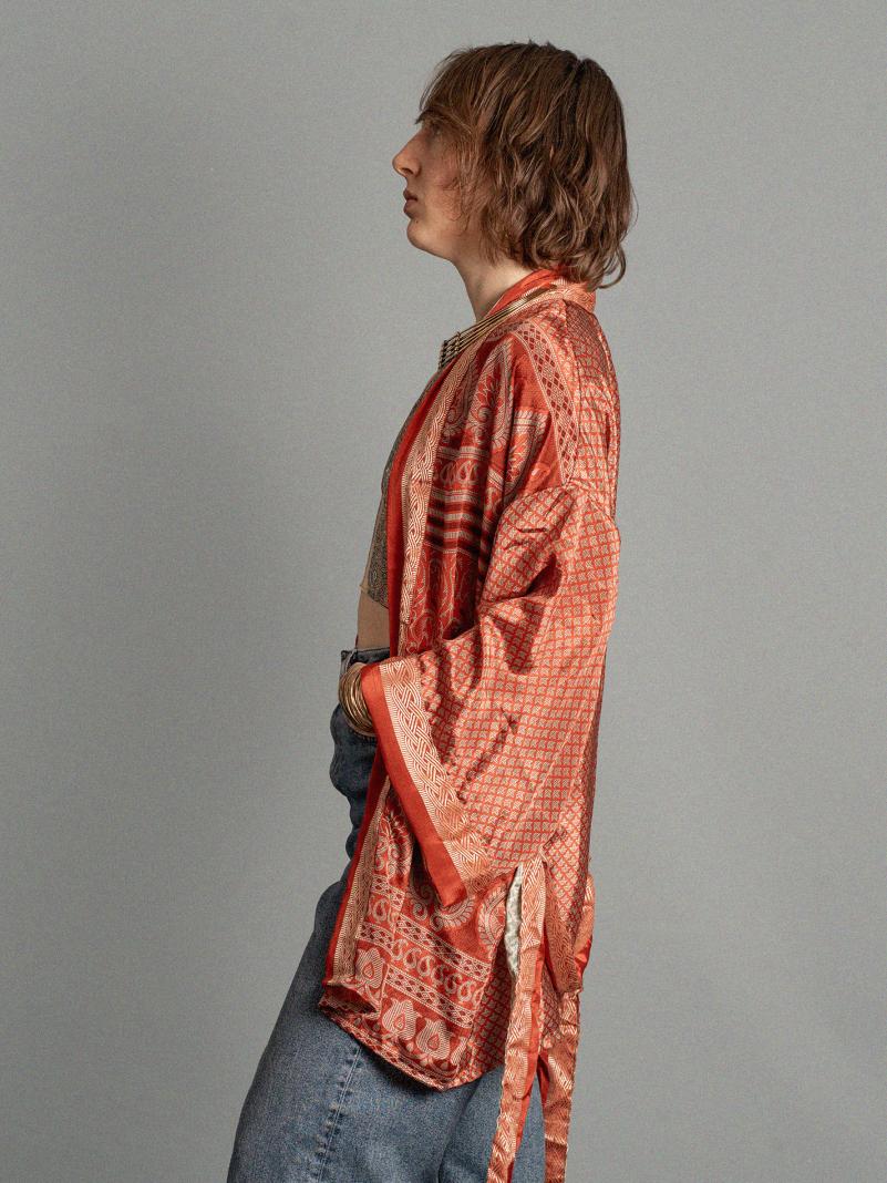 Kimono corto rosso - Kerala