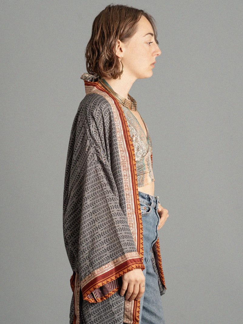 Kimono corto grigio - Kerala