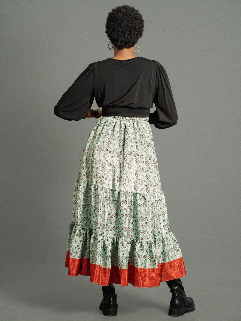 Gonna lunga  menta - Bikaner