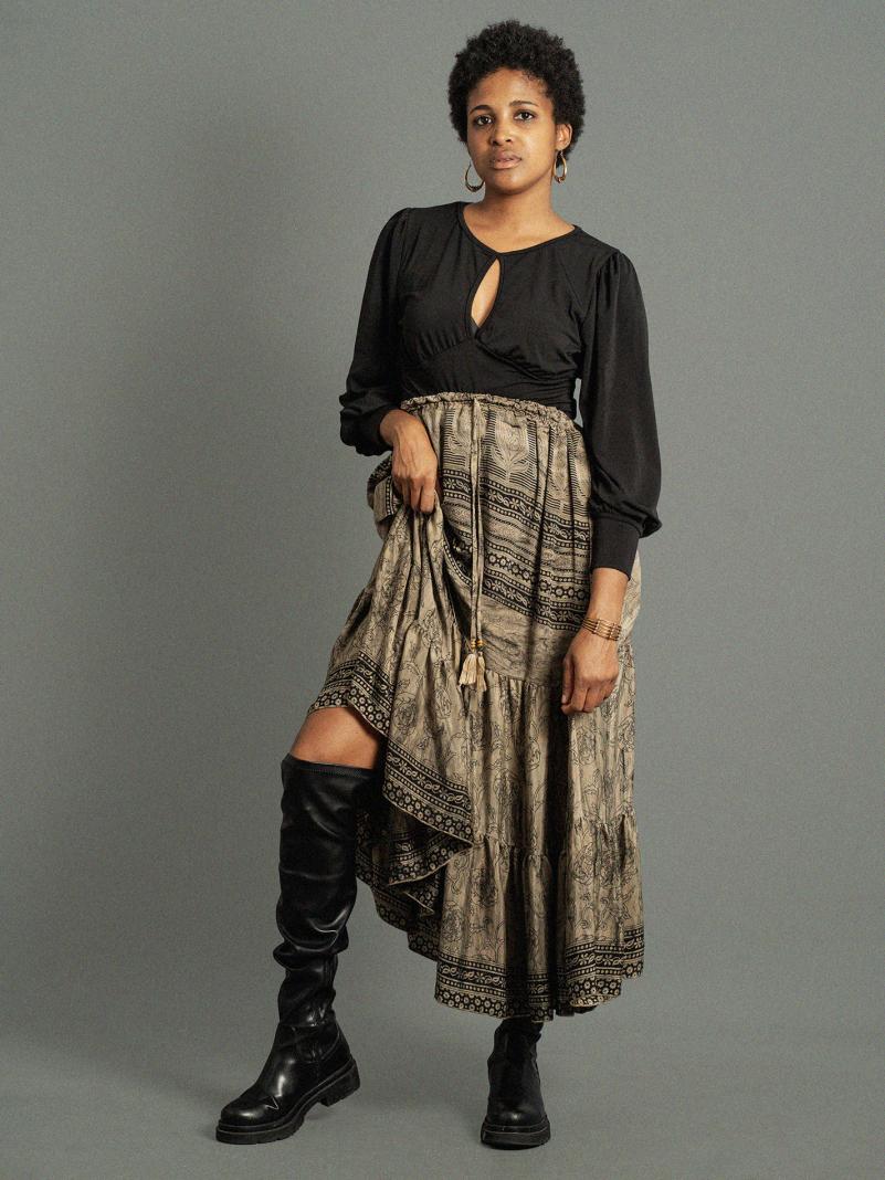 Gonna lunga beige - Bikaner