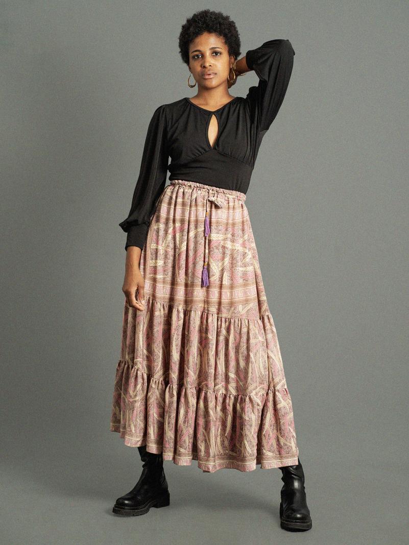 Gonna lunga rosa - Bikaner