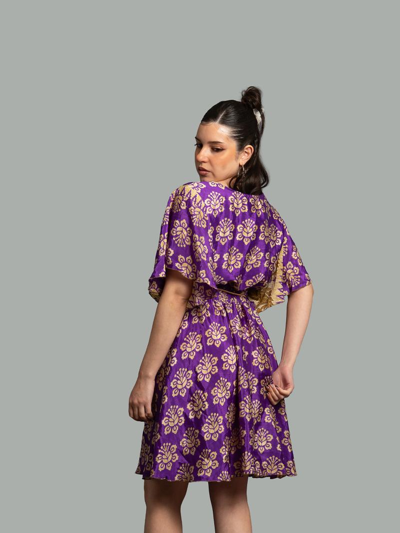 Abitino con maniche corte viola - Haryana