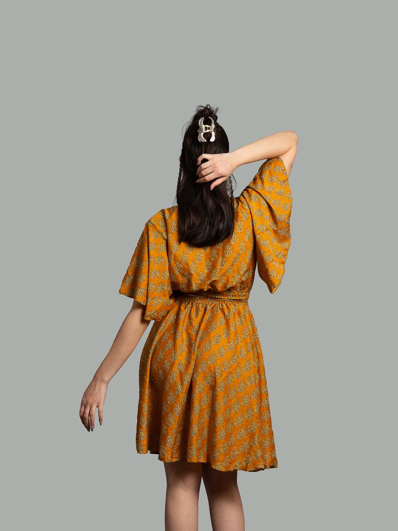 Abitino con maniche corte arancione - Haryana