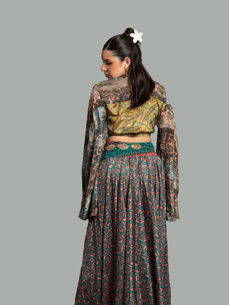 Pantagonna verde e rosa – Jasmin