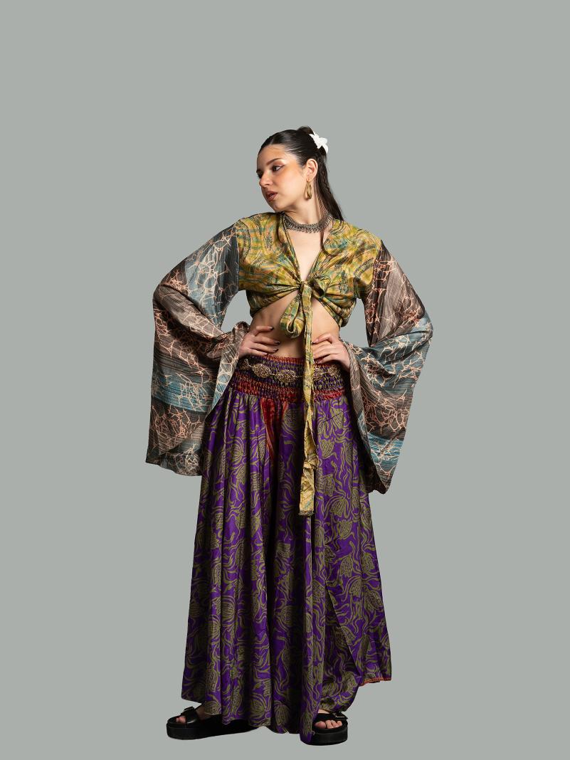 Pantagonna viola e verde – Jasmin