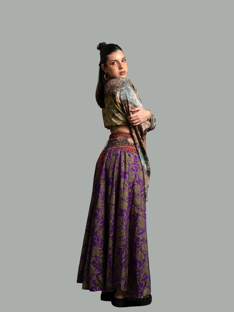 Pantagonna viola e verde – Jasmin