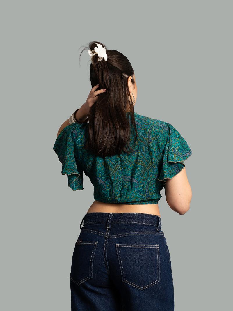 Wrap Top verde – Bengala