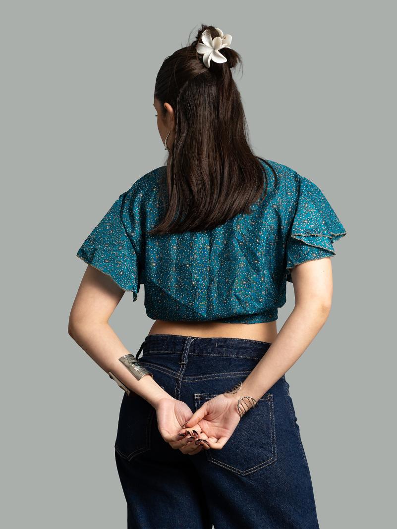 Wrap Top blu – Bengala