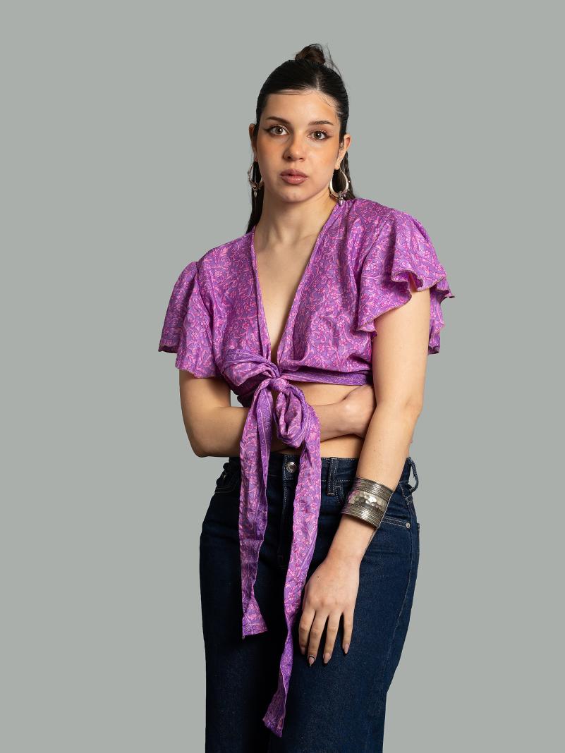 Wrap Top rosa – Bengala