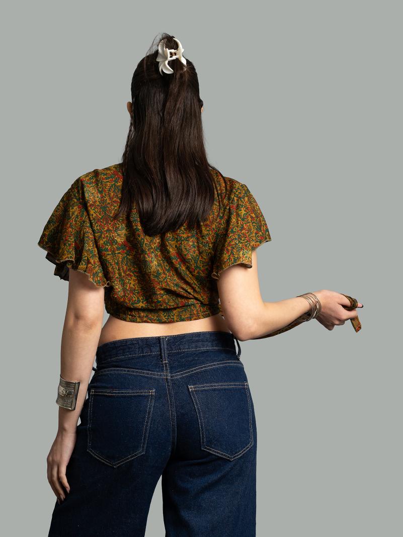 Wrap Top colori della terra – Bengala