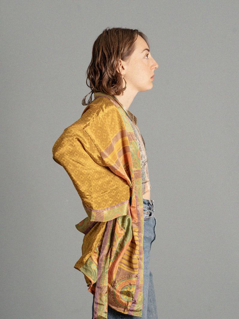 Kimono corto dorato - Kerala