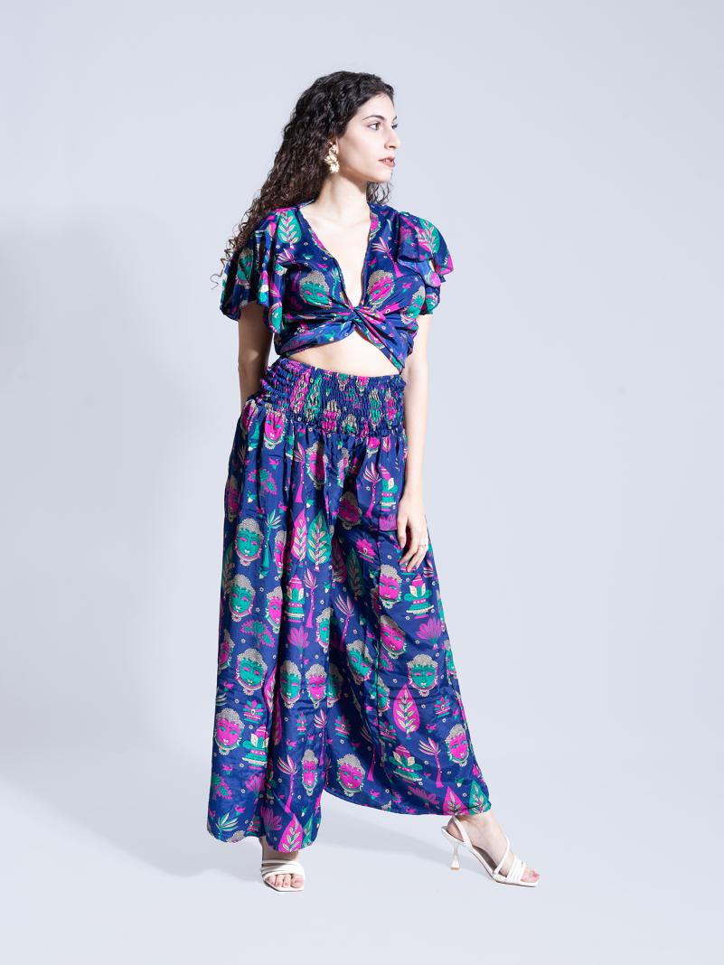 Pantalone a palazzo LOTO Buddha Edition