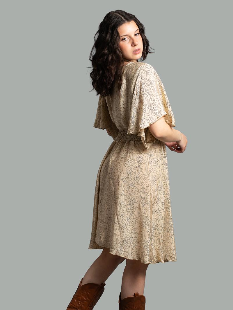 Abitino con maniche corte beige chiaro - Haryana