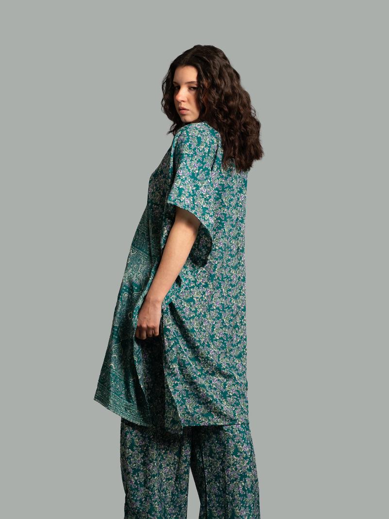 Caftano e pantalone verde - Jaisalmer