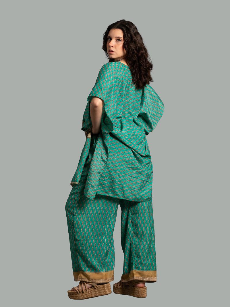 Caftano e pantalone verde - Jaisalmer