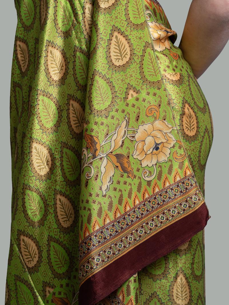 Pareo verde - Sari vintage